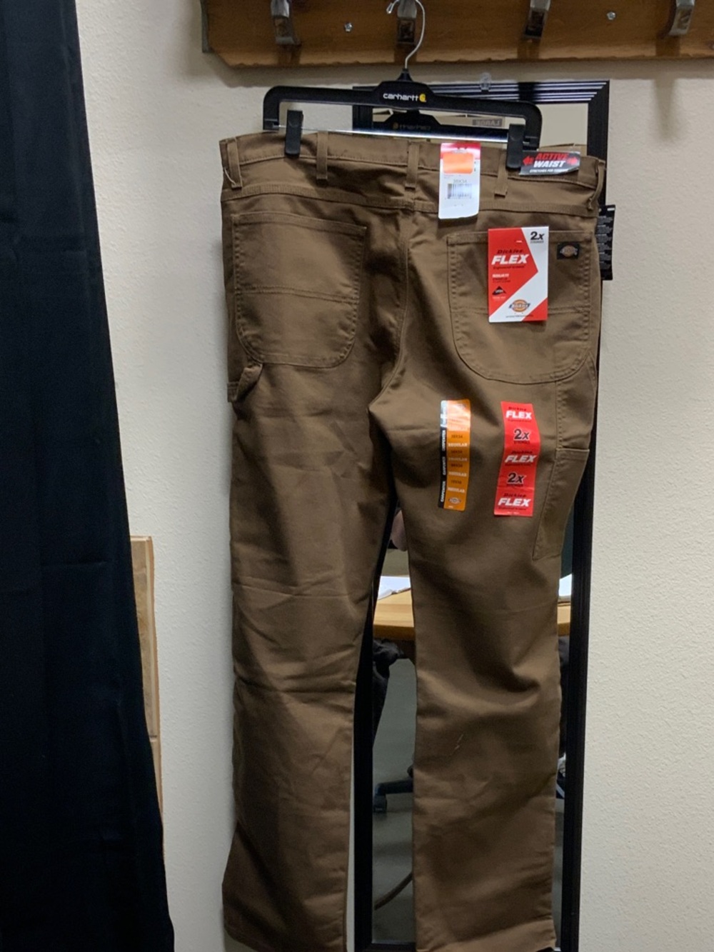 Dickies Men's Brown Flex Utility Chinos